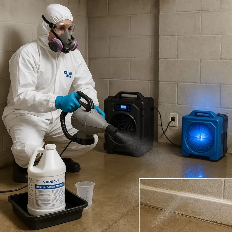 Sanitization and Odor Removal process in Lake County, CA